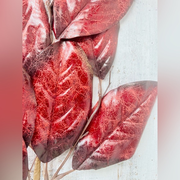 *Burgundy Rubber Plant Pick, 28” - Picture 3 of 10